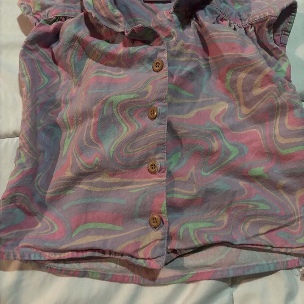 Colorful Swirl Kids Shirt